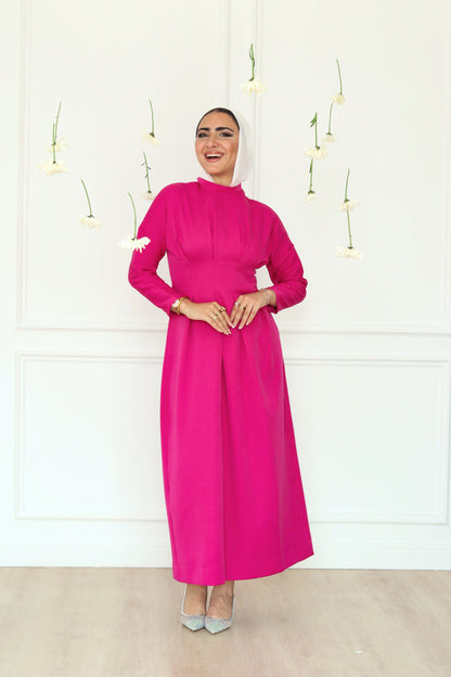 Bella dress in Fushia