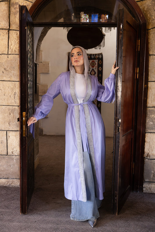 "Zeina" Kaftan in Lilac