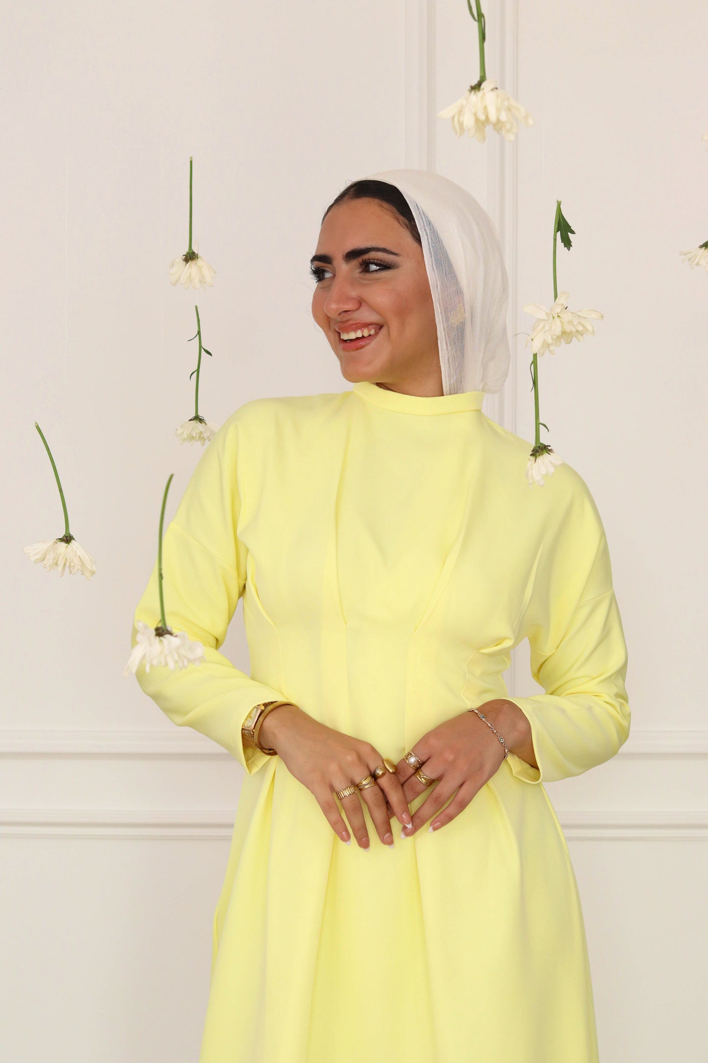 Bella dress in Yellow