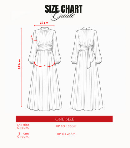 "SOLA” dress in white