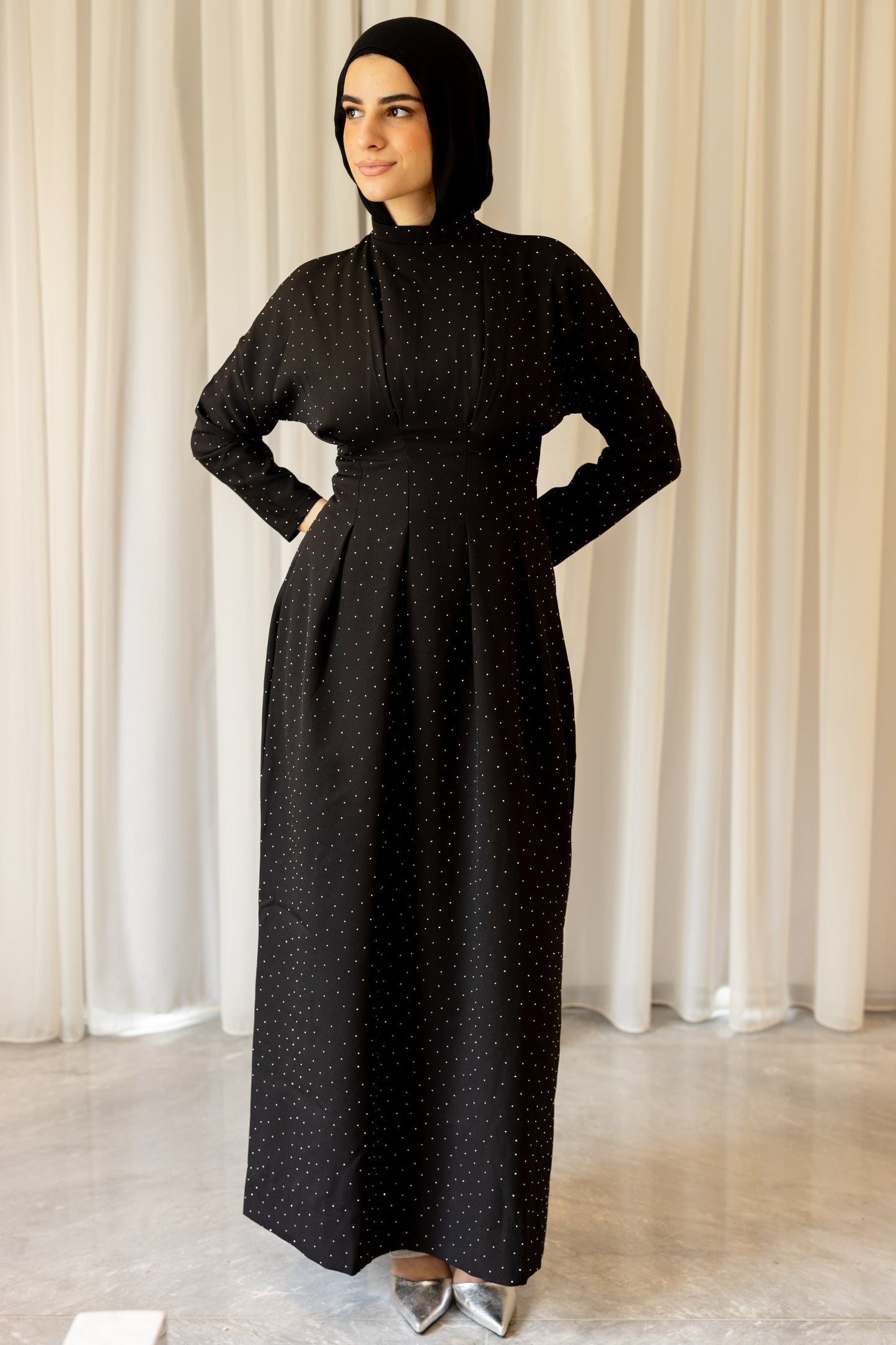 Bella Luxe Dress in Black