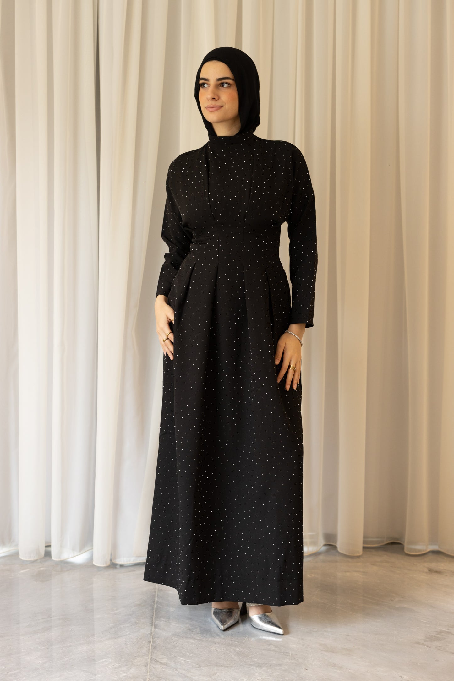 Bella Luxe Dress in Black