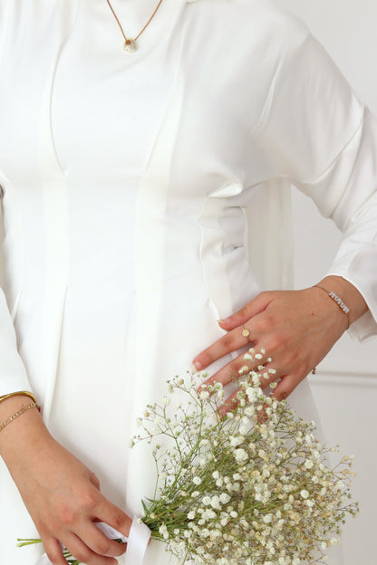Bella dress in White