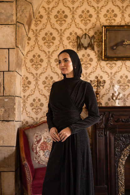 "Elen” dress in black [PRE-ORDER]