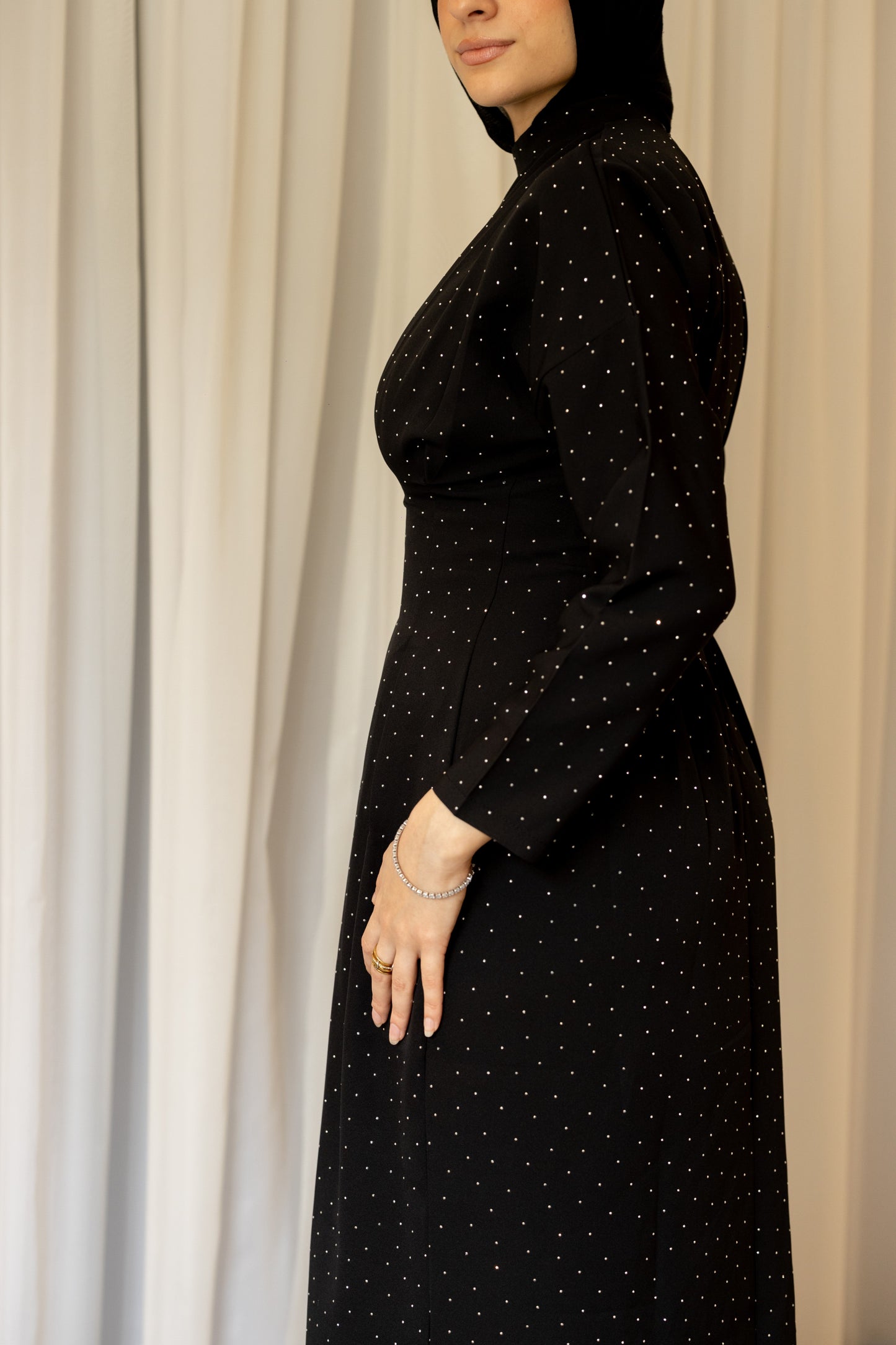 Bella Luxe Dress in Black