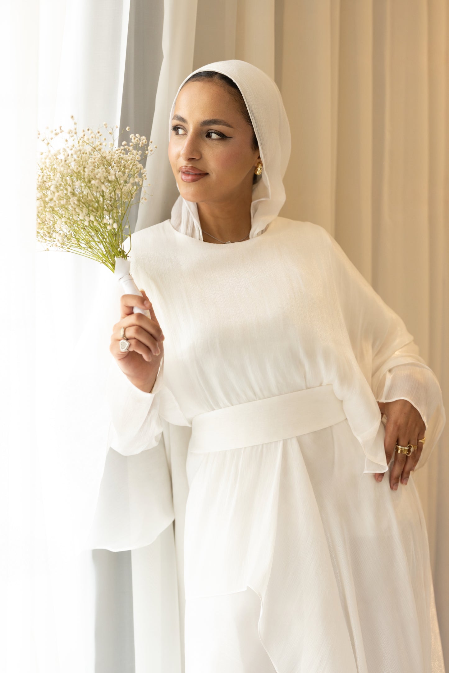 "Sofi” dress in white