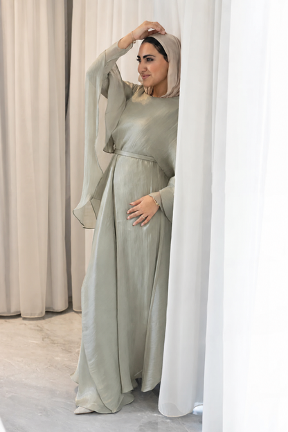 "Sofi” dress in olive [PRE-ORDER]