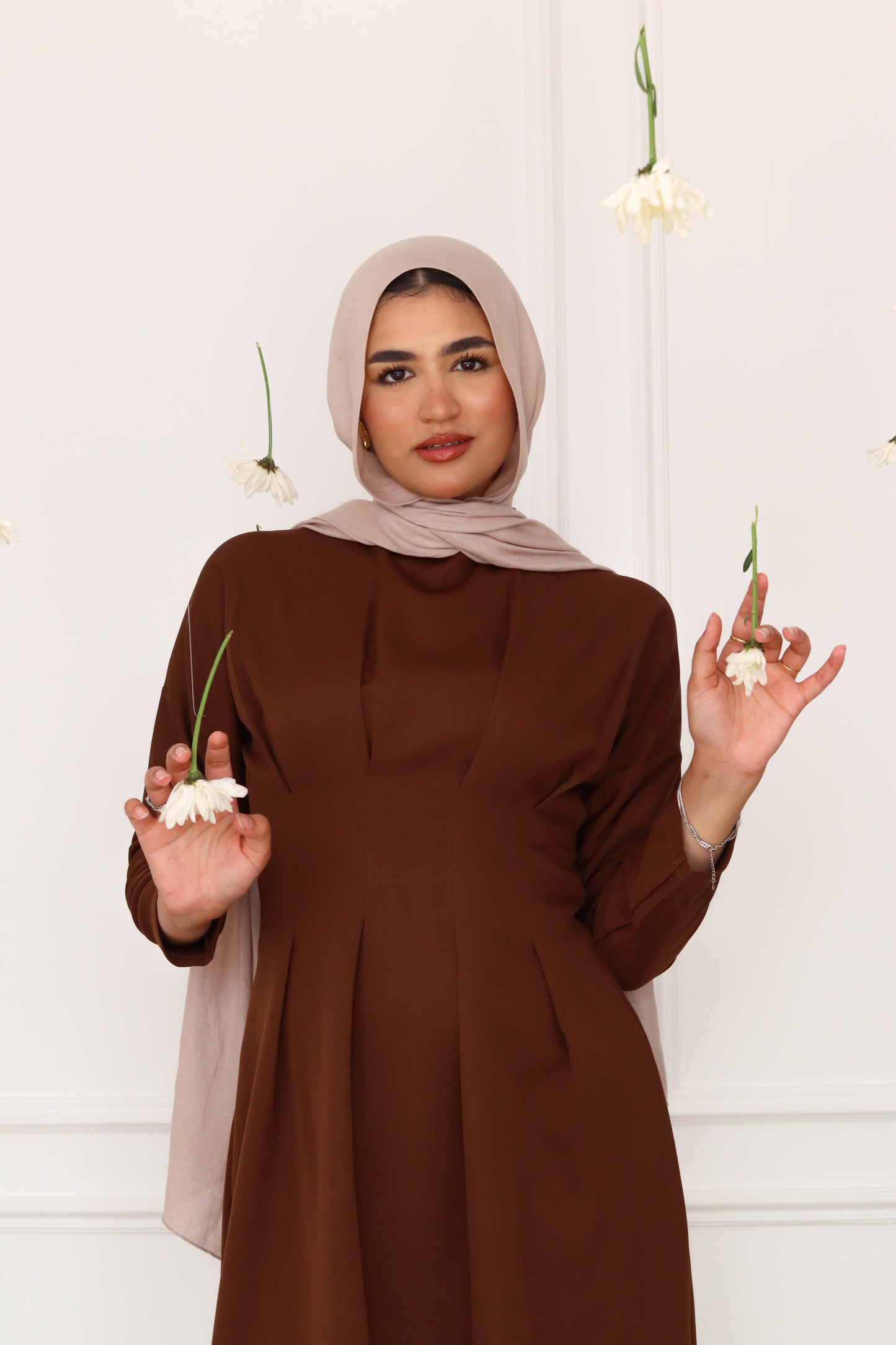 Bella dress in Brown