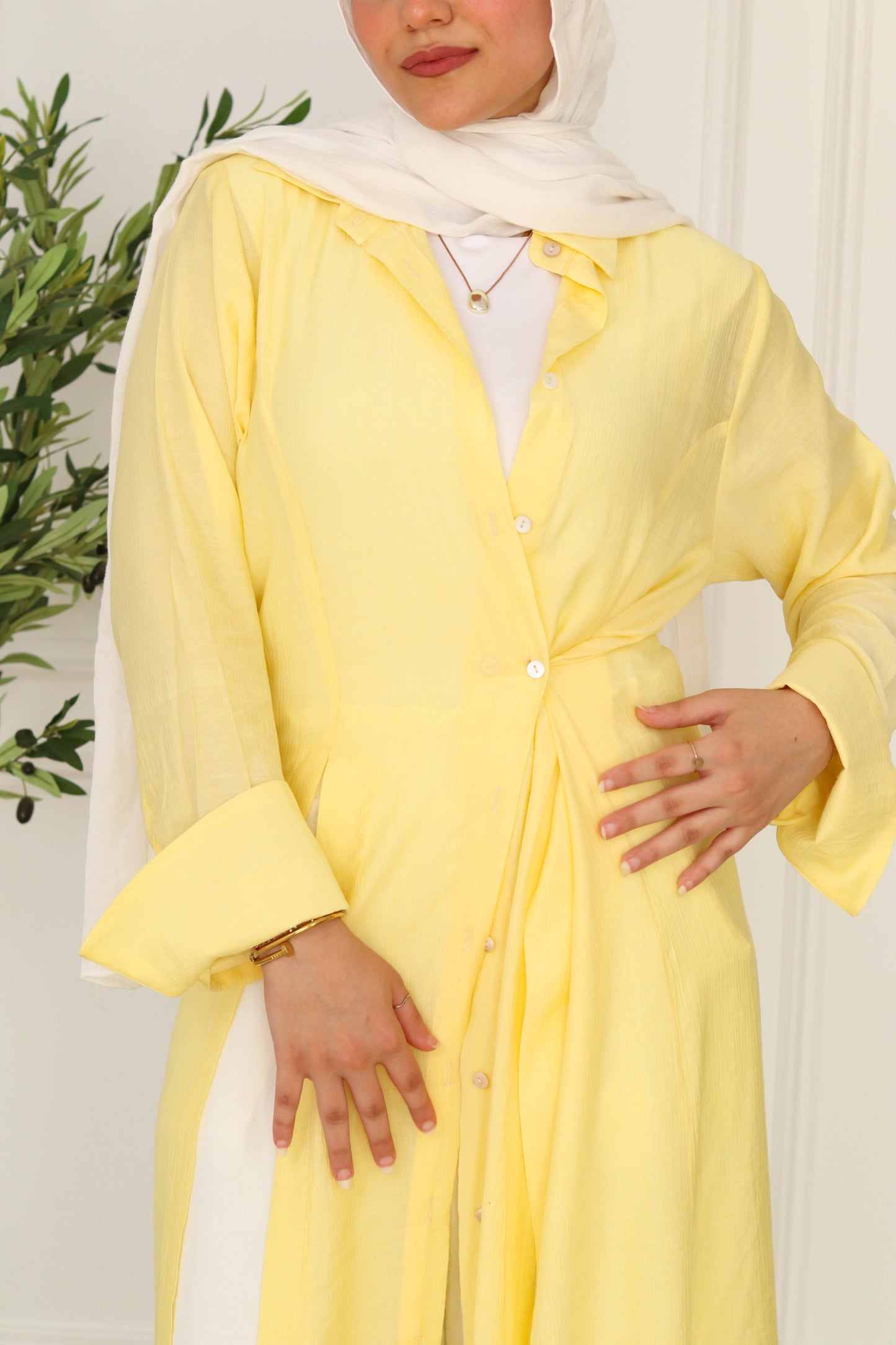Fiona Shirt in Butter Yellow