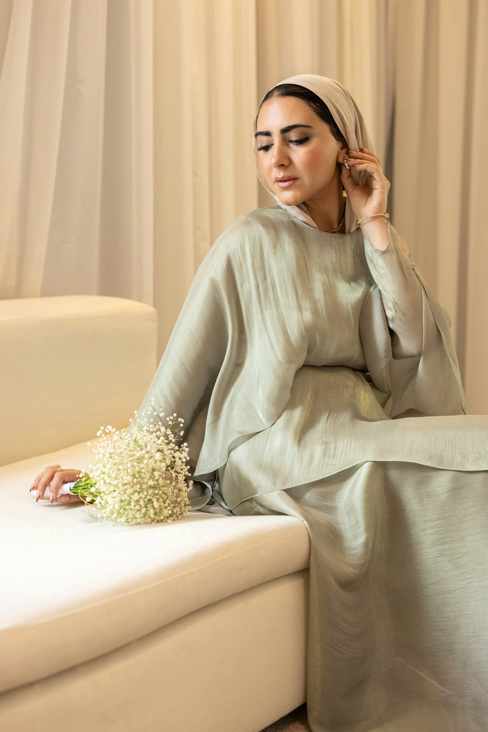 "Sofi” dress in olive