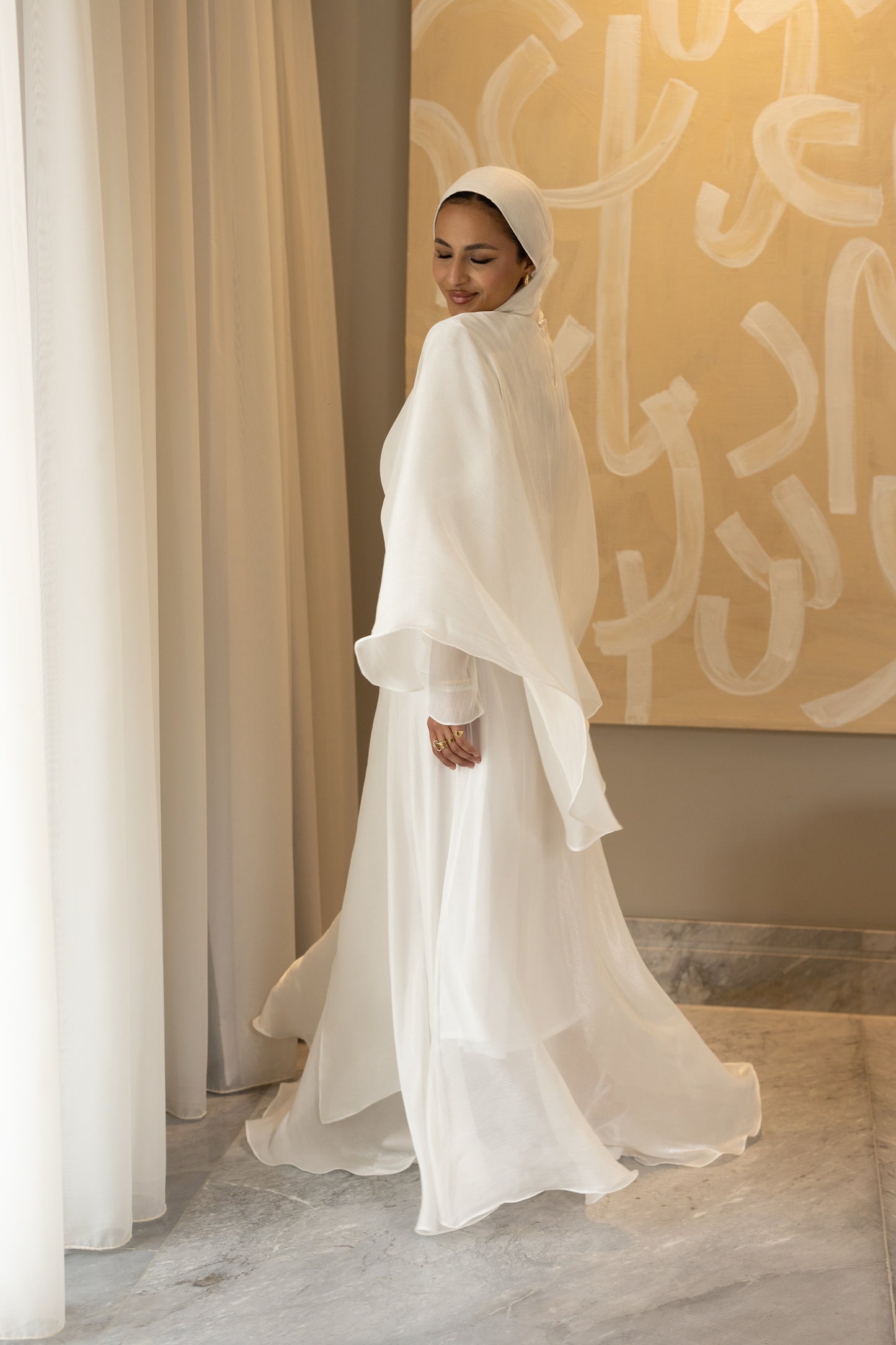 "Sofi” dress in white