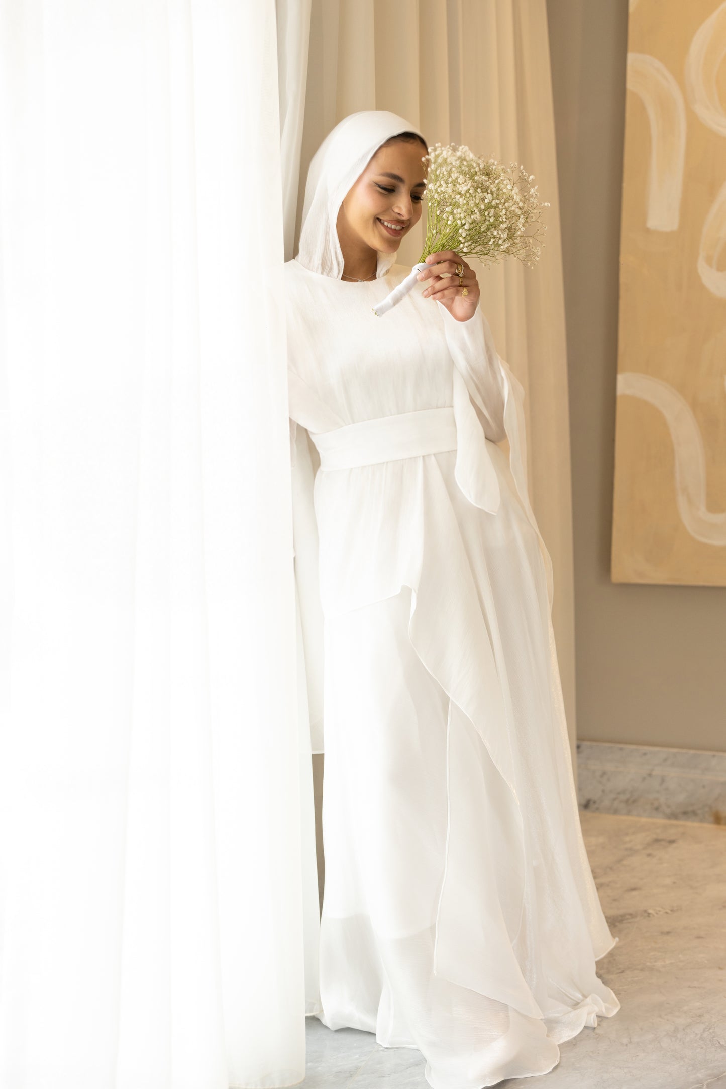 "Sofi” dress in white