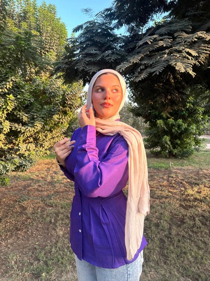 Victoria shirt in purple