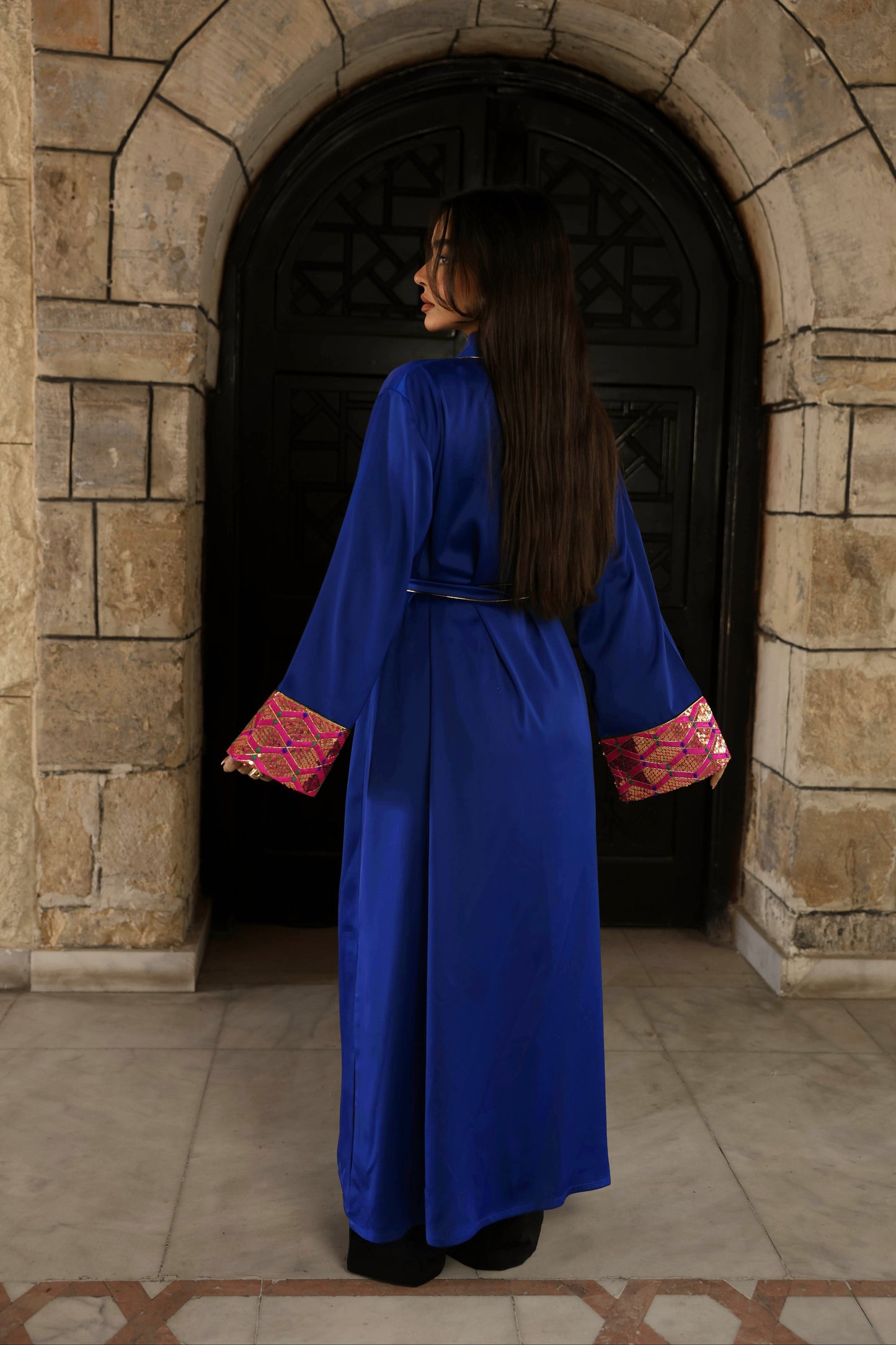 "Nuray" Kaftan in Blue
