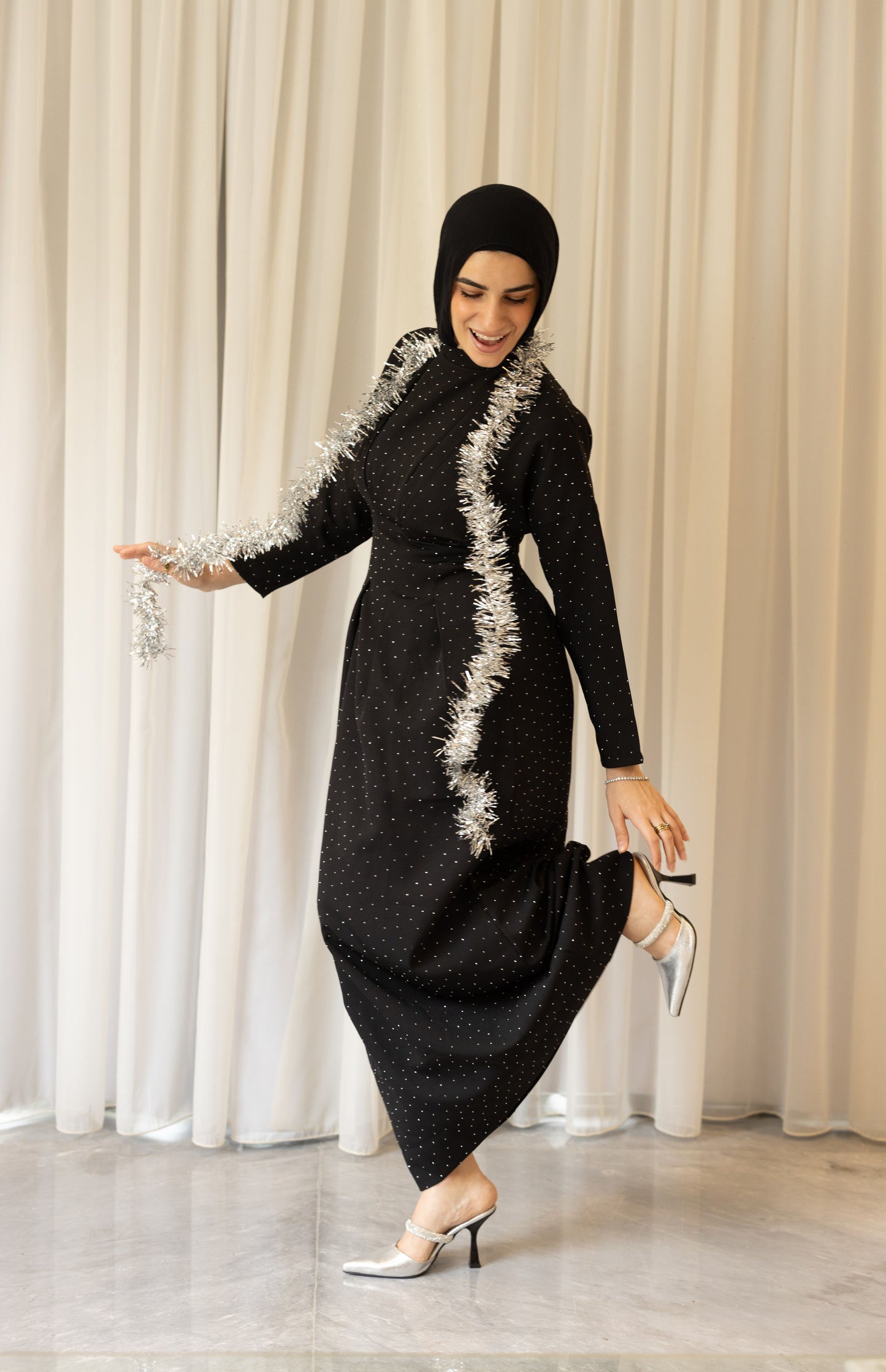 Bella Luxe Dress in Black