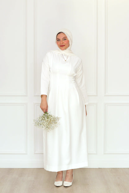 Bella dress in White