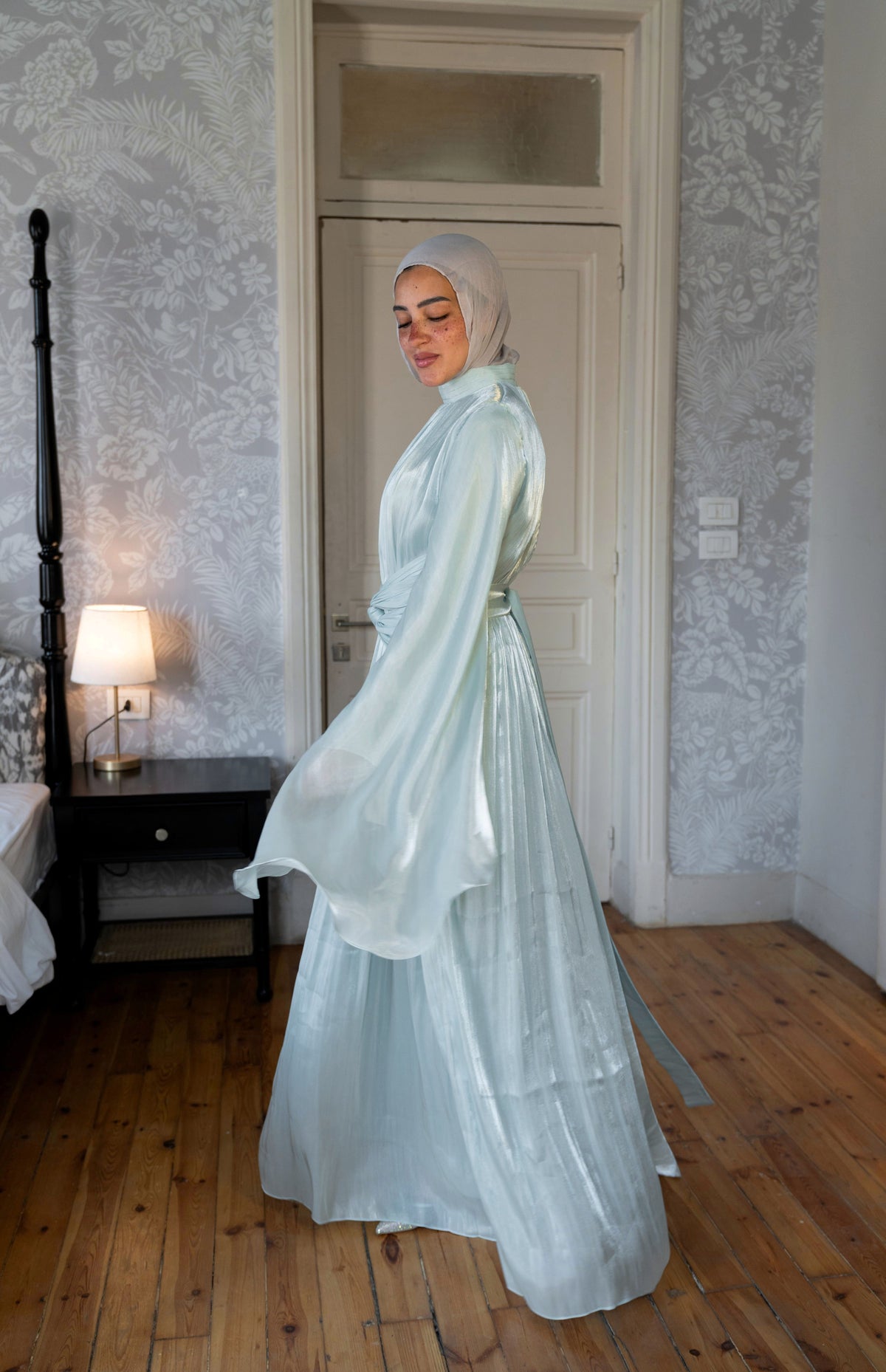 "Luna” dress in Mint