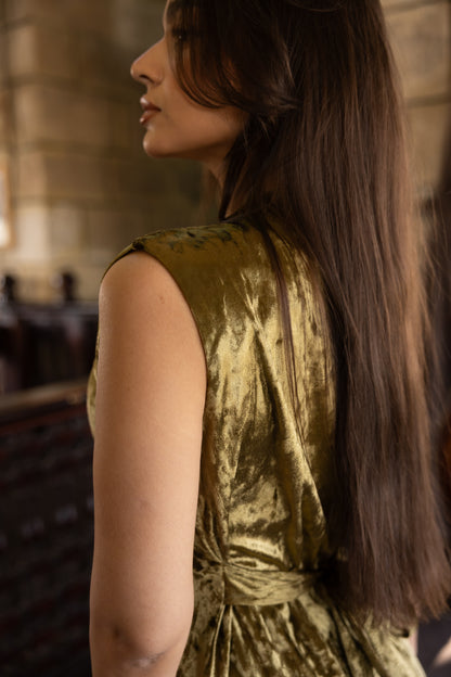 "Leen" Basic Dress in Olive