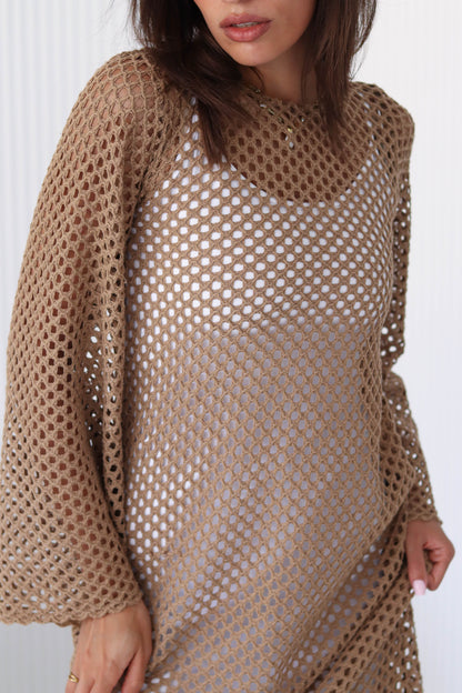 Fishnet coverup/dress
