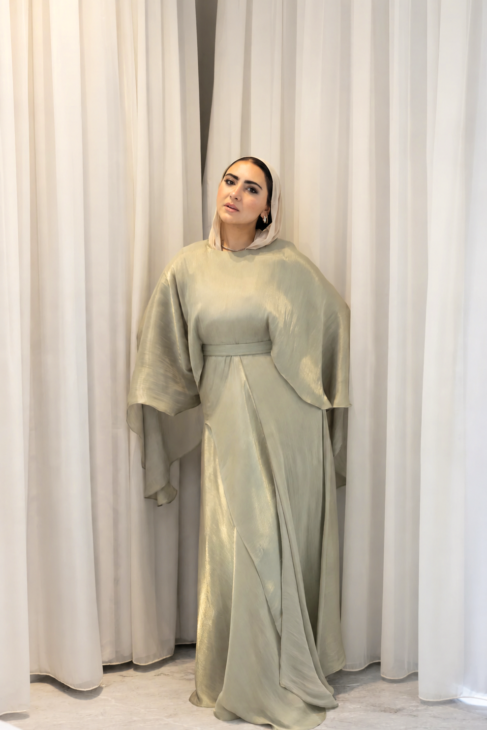 "Sofi” dress in olive