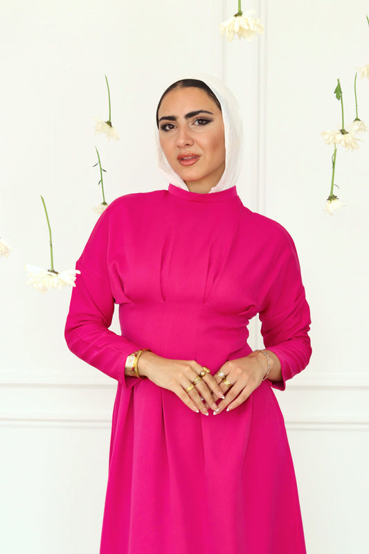 Bella dress in Fushia