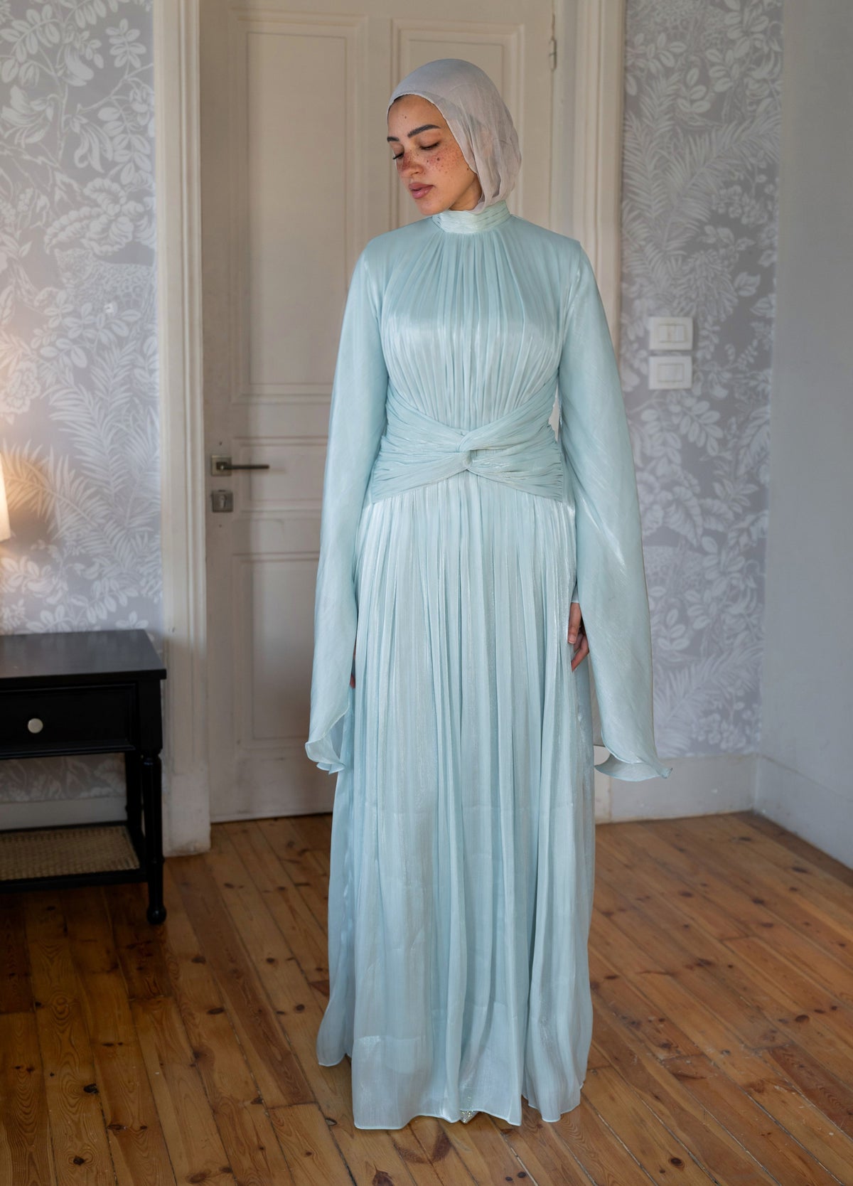 "Luna” dress in Mint