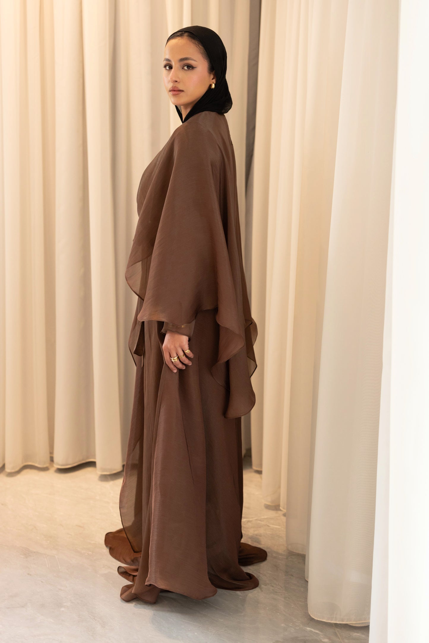 "Sofi” dress in brown [PRE-ORDER]