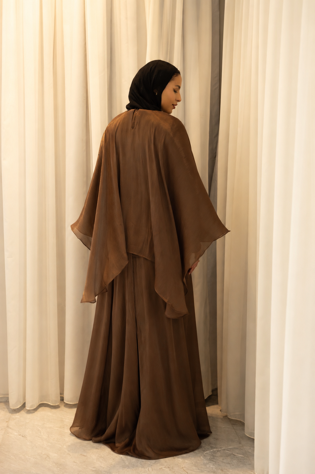 "Sofi” dress in brown [PRE-ORDER]