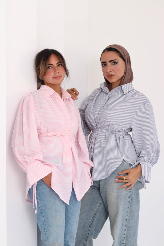 Sirena Shirt in Baby Pink