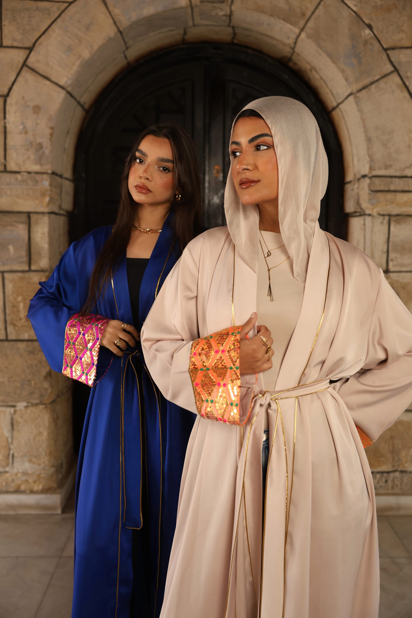 "Nuray" Kaftan in Blue