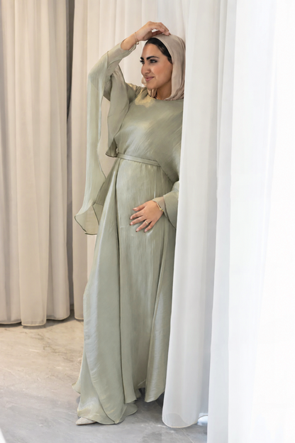 "Sofi” dress in olive