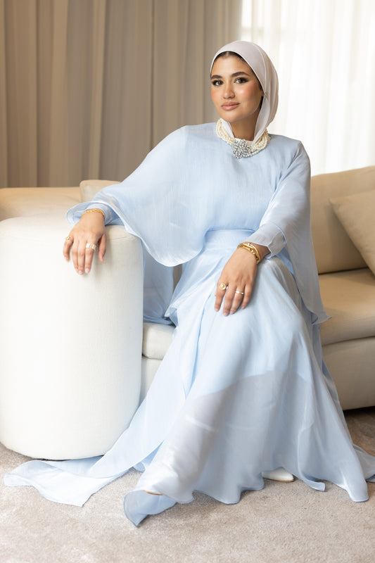 "Sofi” dress in baby blue [PRE-ORDER]