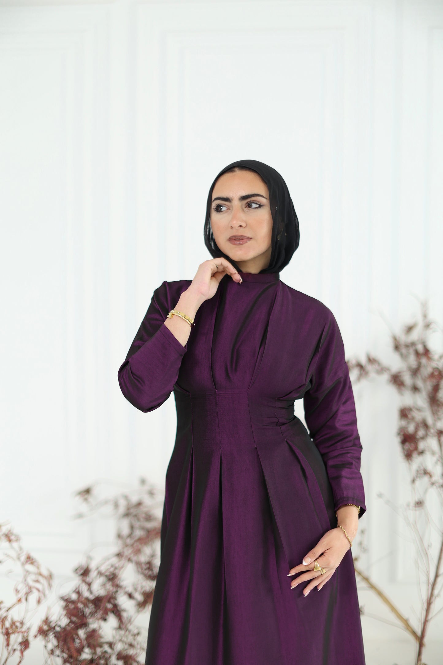 Bella Charm Dress in purple