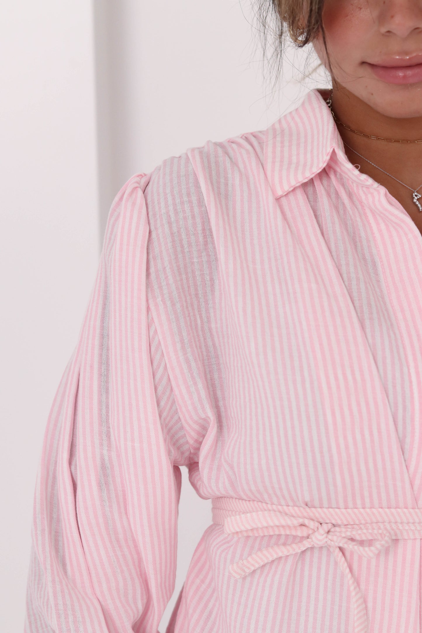 Sirena Shirt in Baby Pink