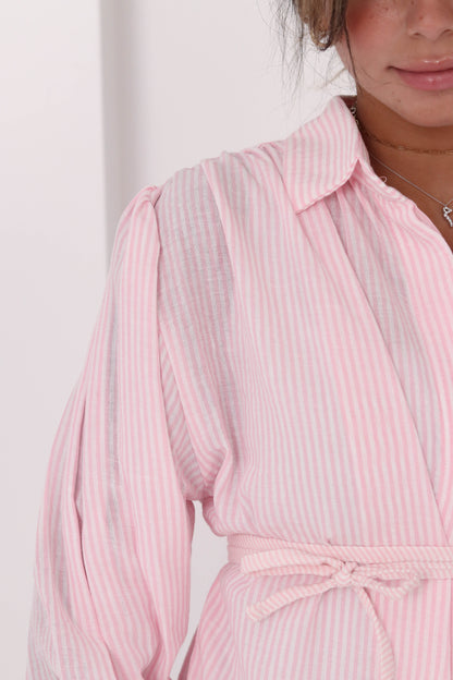 Sirena Shirt in Baby Pink