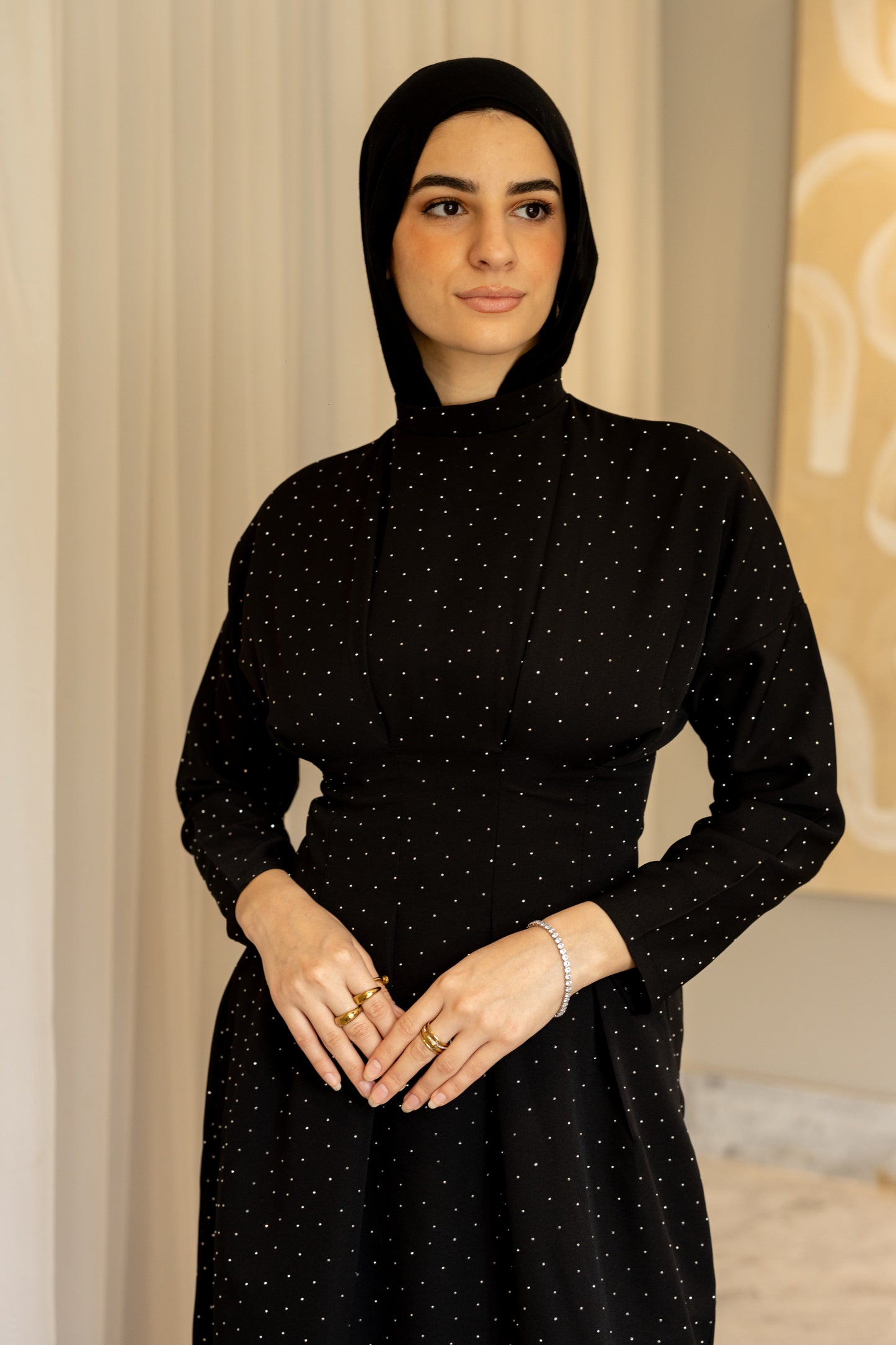 Bella Luxe Dress in Black