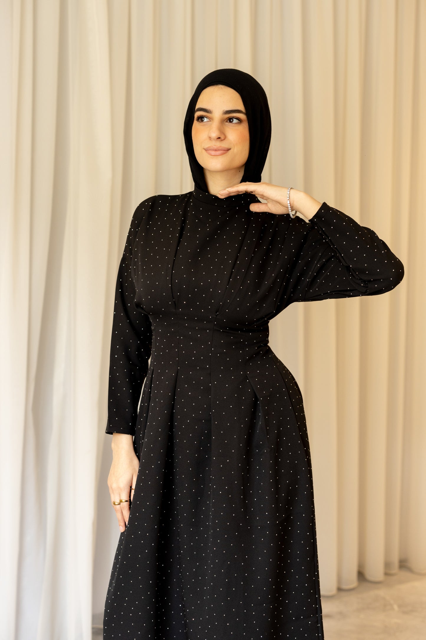 Bella Luxe Dress in Black